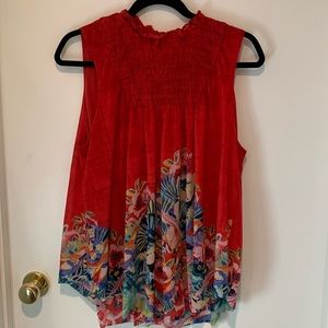 Anthropologie Deletta sleeveless top. Size US M.